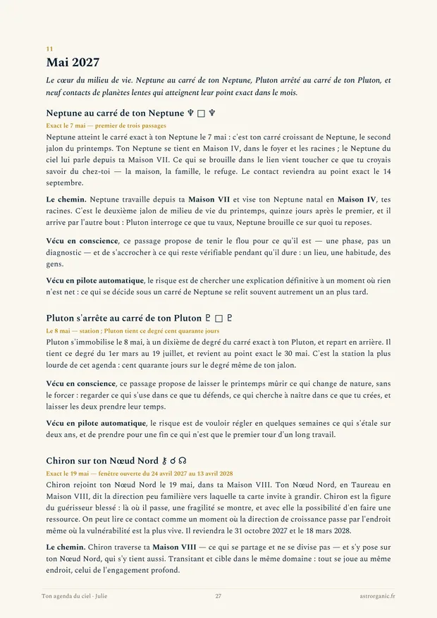 Page du mois de mai 2027